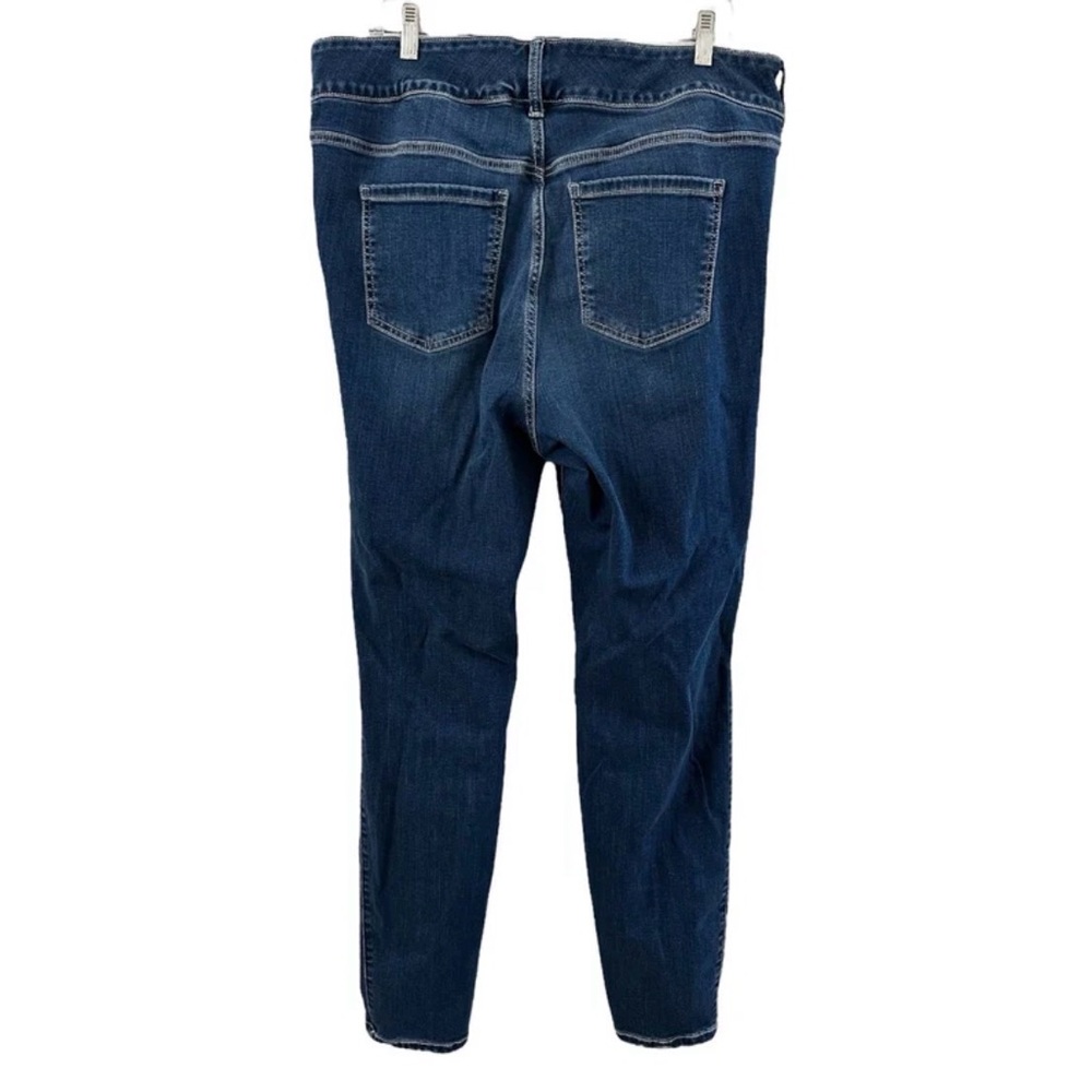 Torrid Jegging Skinny Super Soft High Rise Dark Wash Jeans size 18T - Picture 4 of 11